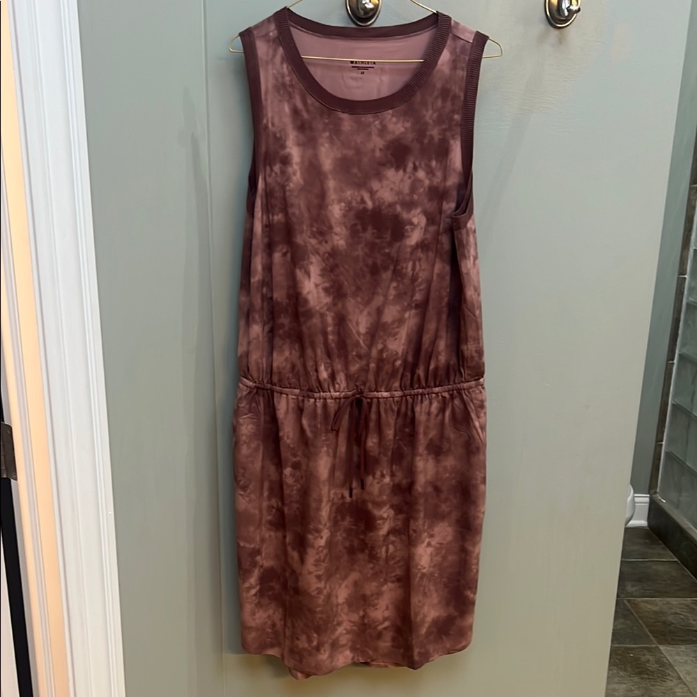 Athleta Red Sleeveless Sundress Mini